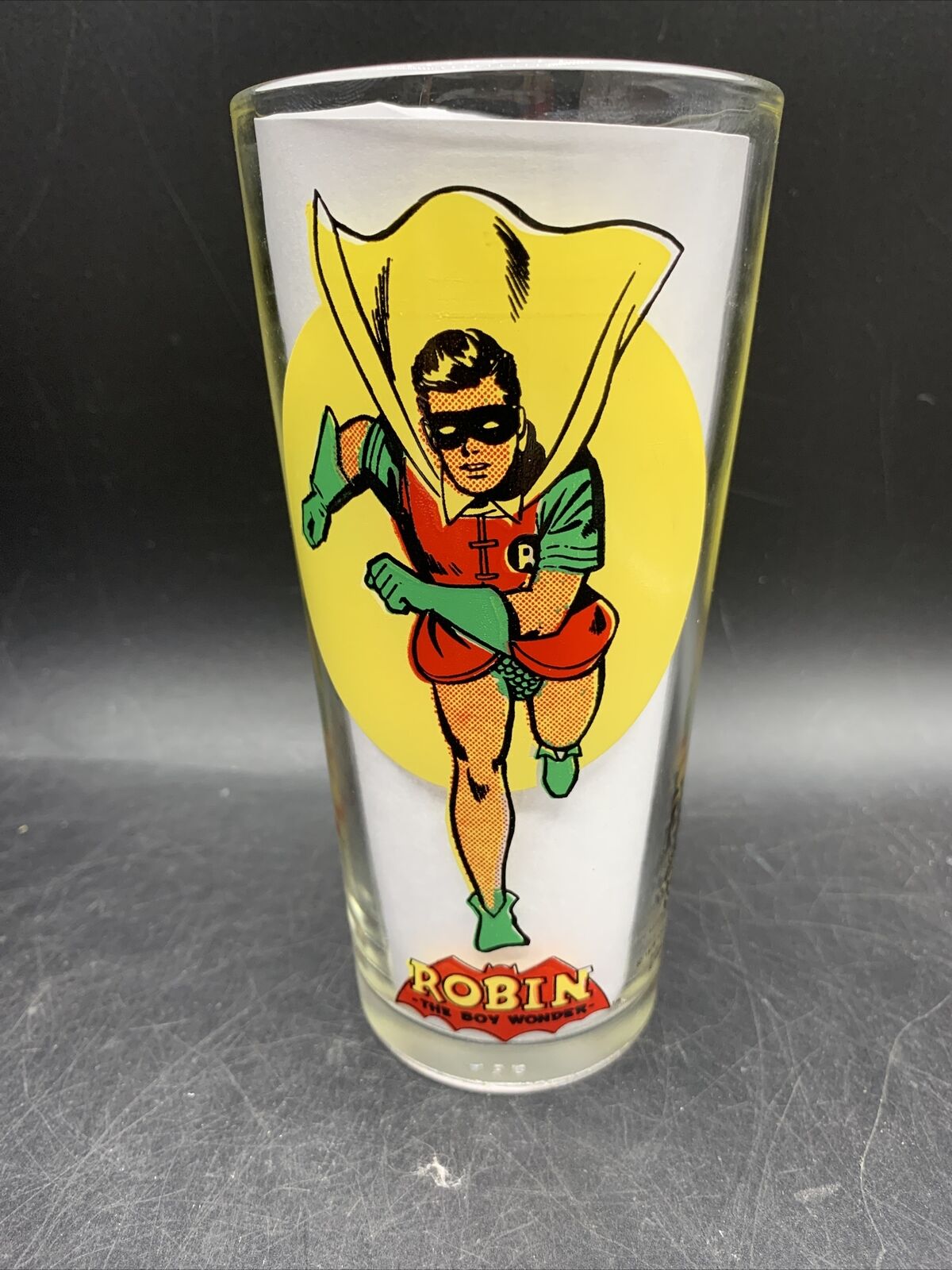 1978 DC COMICS batman and robin boy wonder robin pepsi glass