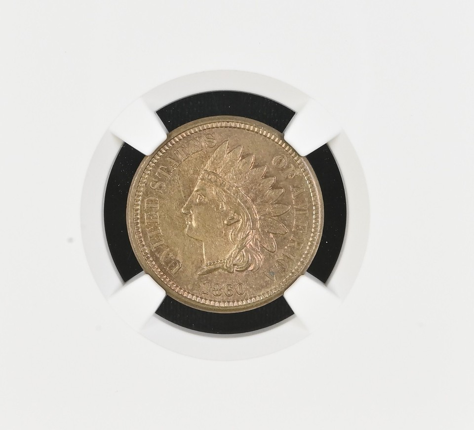 1860 pointed bust indian head cent. Hard to find variety. Good price