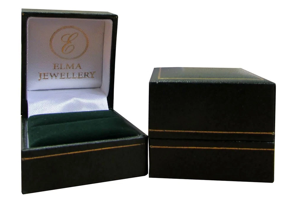 9ct Gold Wedding Ring Band D Shaped 9ct White Gold,Yellow Gold, or Rose Gold Foto 2 de 2