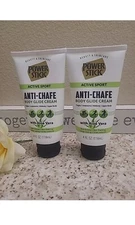 2pk POWER STICK ACTIVE SPORT ANTI-CHAFE BODY GLIDE ANYWHERE DEODORANT CREAM 4oz