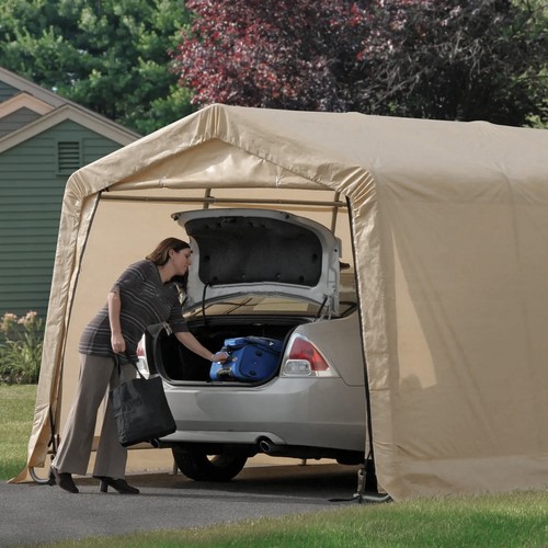 Heavy Duty Canvas Fabric Car Exterior Canopy Awning Fabrics Cover UV Resistant - Picture 14 of 16