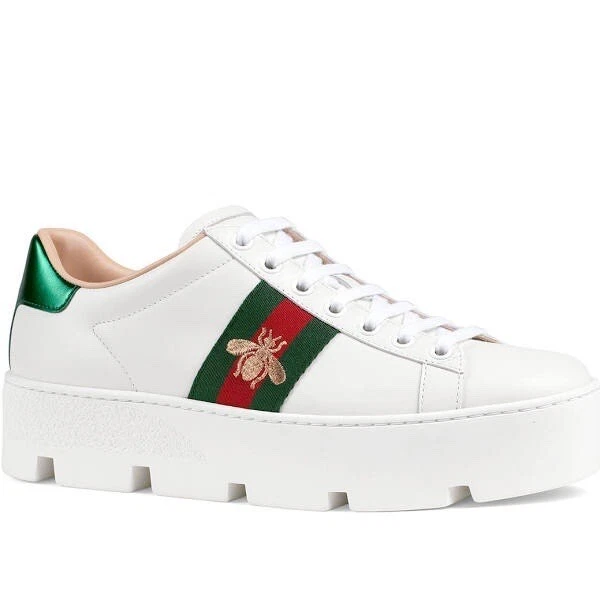 Baskets GUCCI cuir blanc neuves taille 40,5 neuves