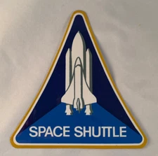 NASA Space Shuttle READ* Vintage Sticker Space Exploration Outer Space