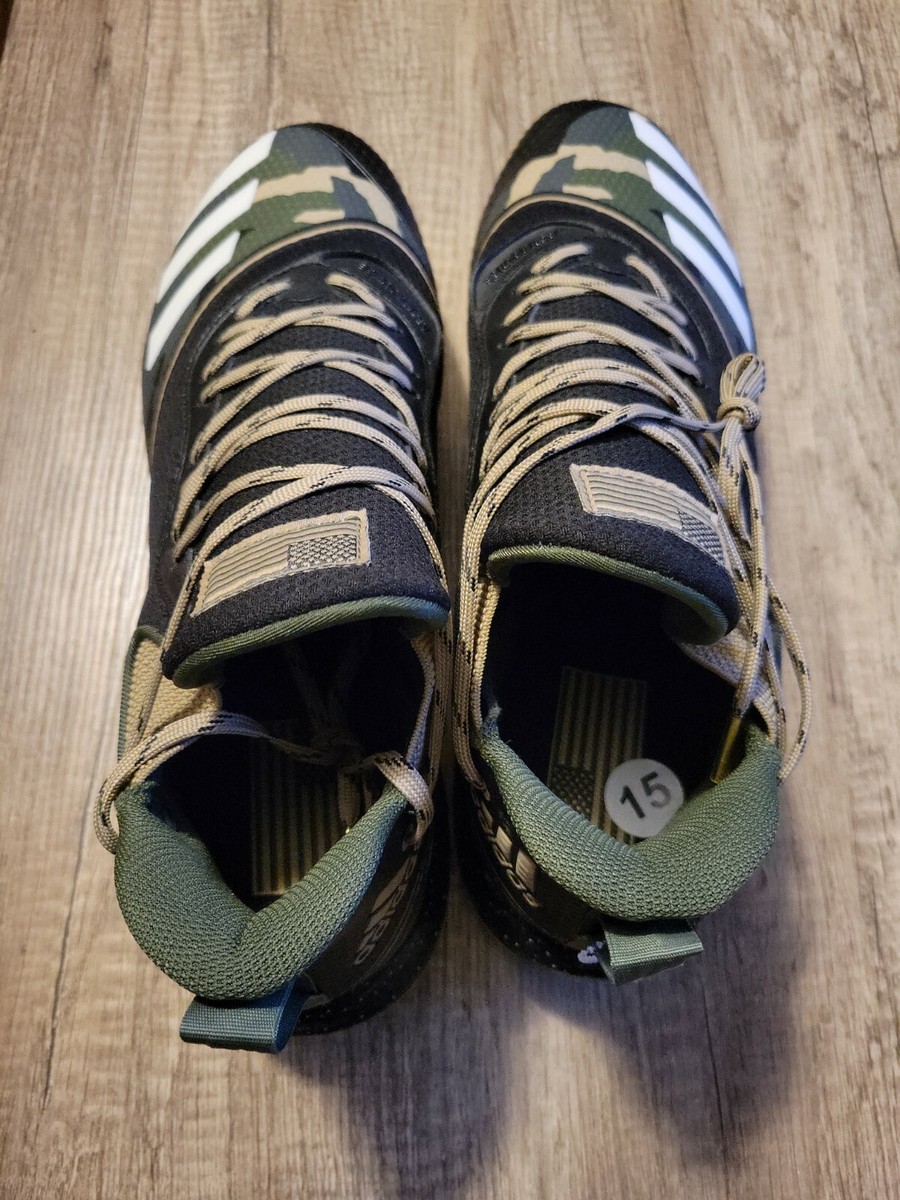 Adidas Baseball Cleats Camo Icon V Bounce Metal USA Military Adidas Baseball Cleats Camo Icon V Bounce Metal USA Military