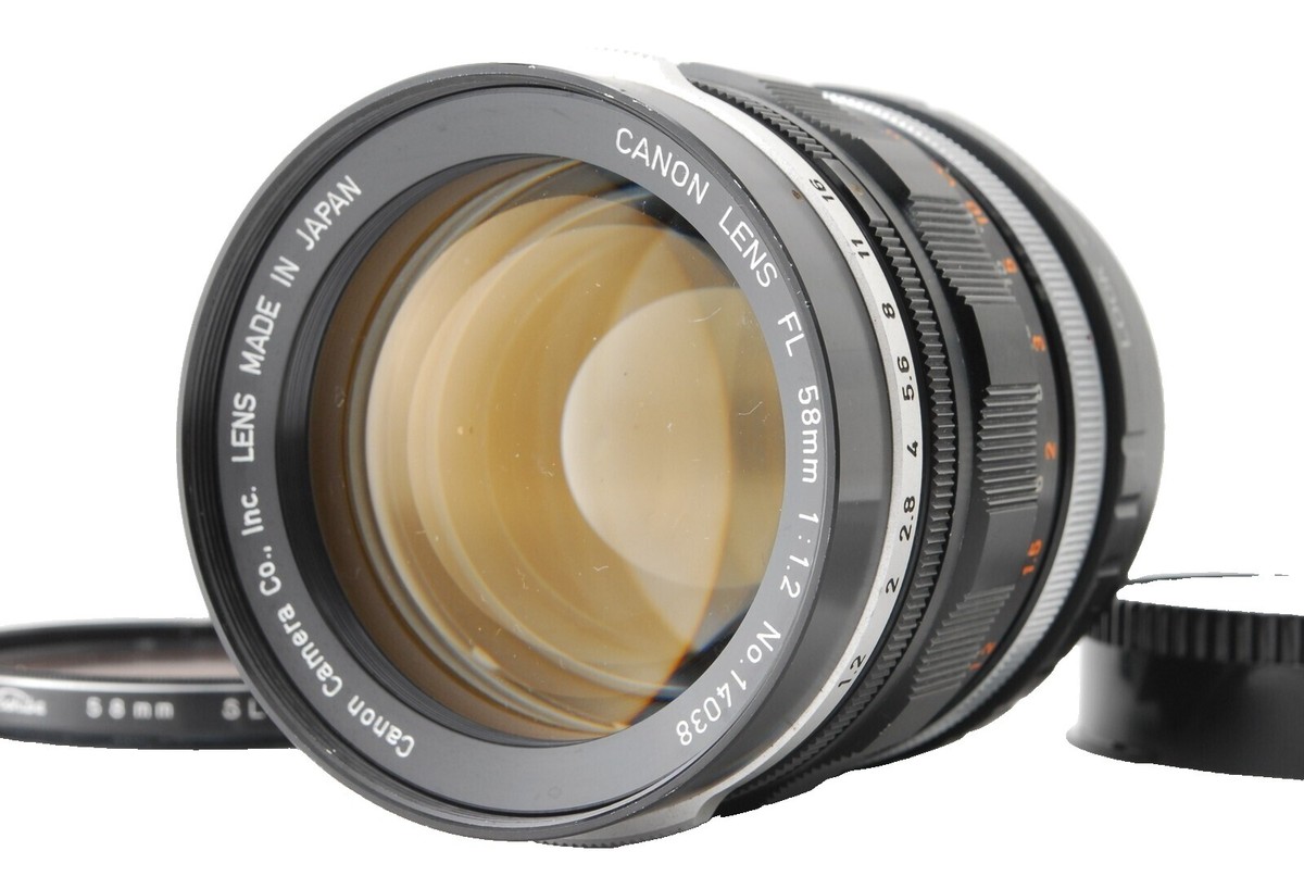 【美品】Canon FL 58mm f1.2 Canon FL 58mm F/1.2 | LENS-DB.COM