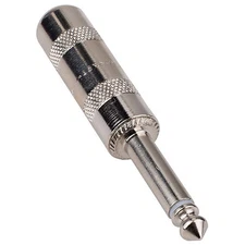 Switchcraft 281 1/4" Mono Cable Mount Male Plug with Solder Lugs