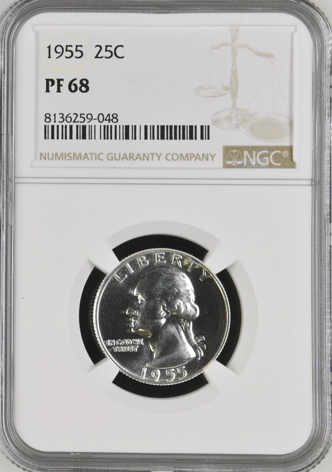 1955 5-Coin Proof set PF68 NGC - Image 4 of 4
