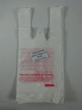 7" x 5" x 15" THANK YOU T-Shirt Bags Plastic Retail w/ Handles Variety Qty.