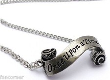  Once Upon A Time pendentif rouleau parchemin OUAT parchment roll necklace 