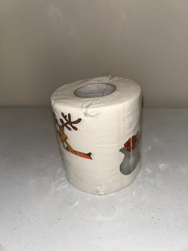 Home-X Merry Christmas Novelty Toilet Paper Roll New In Wrap! Funny! Gag Gift! - Picture 4 of 6