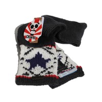 Barts Schal Bassie Scarf Strickschal Grau Dark Heather