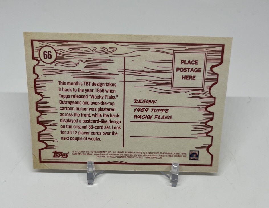 2024 Topps Throwback Thursday Mike Piazza #66 - 1959 Wacky Plaks