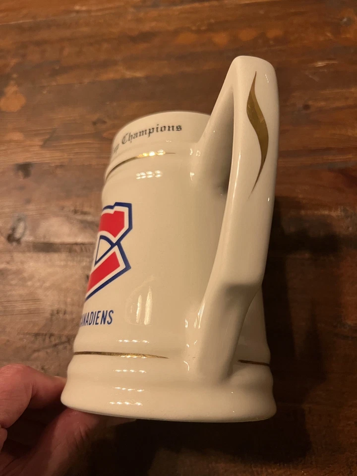 Taza de piedra vintage Montreal Canadiens 1978 Stanley Cup Champions Foto 3 de 4