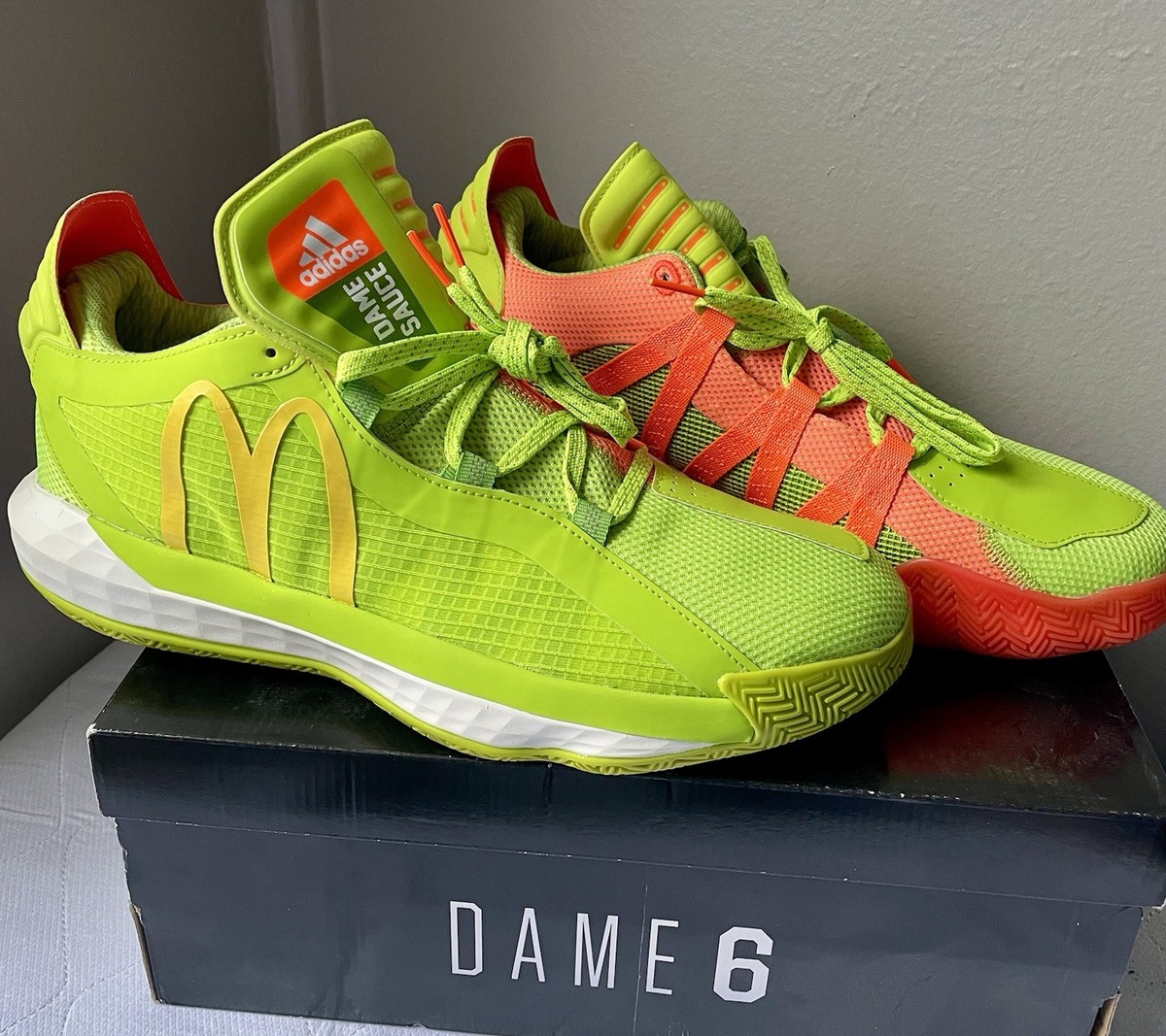 Size 12 - McDonald's x adidas Dame 6 Dame Sauce for sale online | eBay