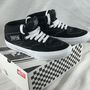 VANS Half Cab Skateboarding Shoes Black/White US Size 8