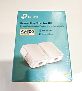 Bran Nouveau, scellé. AV600 Powerline Starter Kit. Vendeur rapide Usa.