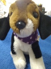 Nintendogs Puppy Playmates Beagle 2008 Nintendo Rare Stuffed Dog Hound Rare HTF