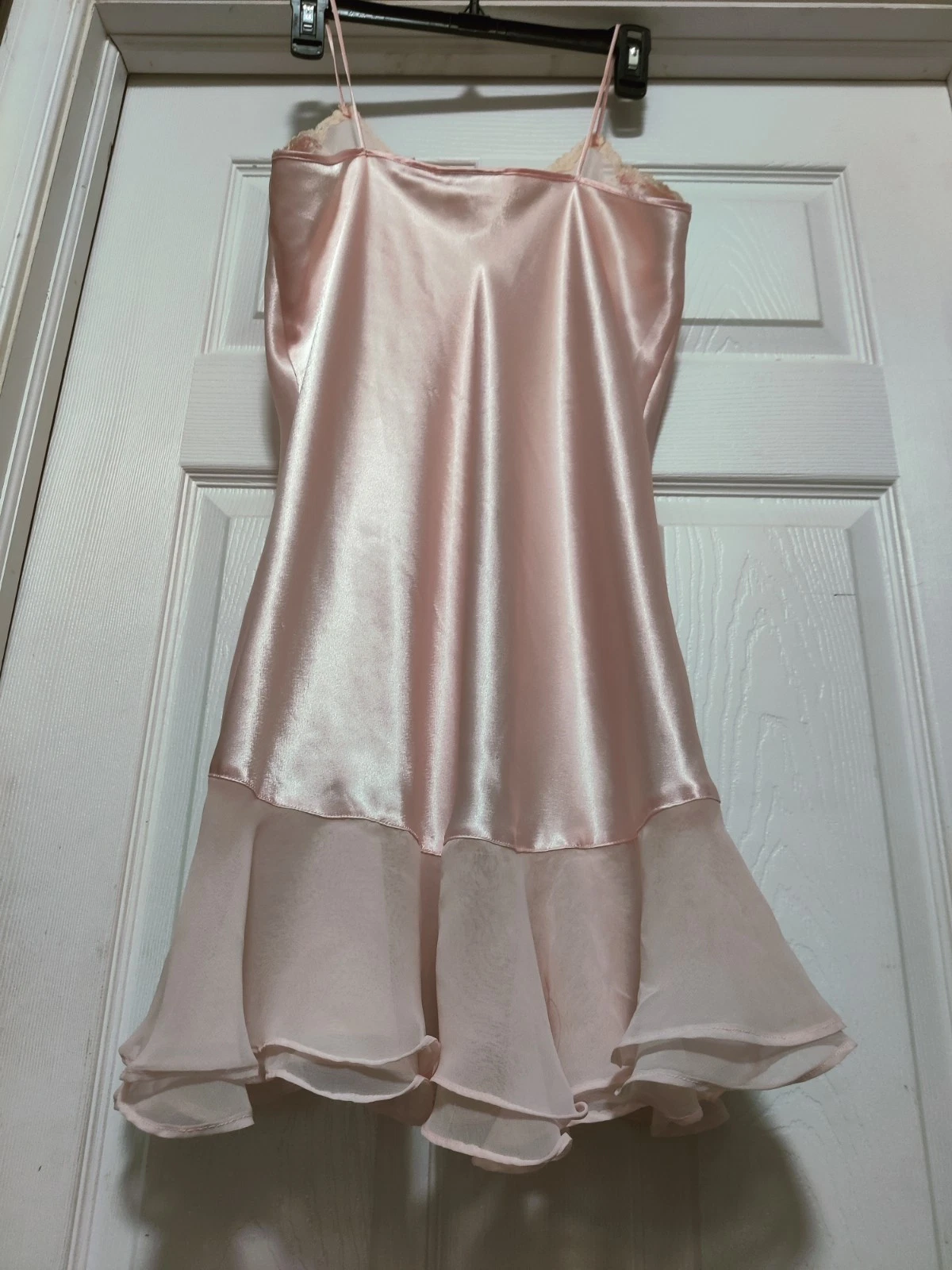 UNDERCOVER Abito vintage Victoria's Secret Tease pizzo slip volant etichetta oro