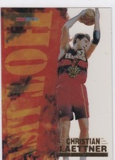 CHRISTIAN LAETTNER 1996/97 NBA Hoops HOT LIST RARE INSERT Basketball Card DUKE!