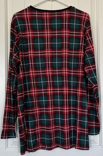 Little Sleepies Bamboo Pajamas Set Fireside Plaid Shirt Pants Large PJ's $76 NEW - Picture 5 of 19