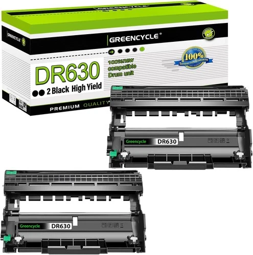 2PK DR630 Drum Unit For Brother DCP-L2500D MFC-L2705DW HL-L2305W HL-L2320D