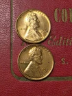 1937-P   & 1937-S  Lincoln Wheat Cent Pennies  DUAL AWESOME  RED-RED LINCOLNS !!