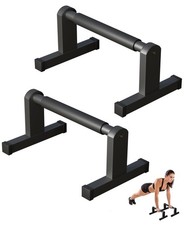 Push Up Bars  Heavey Duty Parallettes Dip Bar with Non-slip Grips for Calist...
