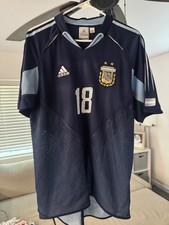 2004 Adidas Argentina Away Soccer Jersey Messi Men's Size M Vintage rare
