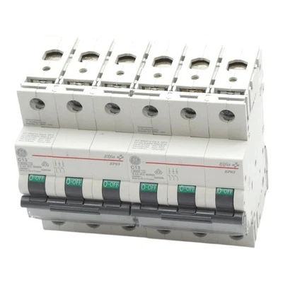 2x General Electric Elfa 566598 C13 EP63 Leitungsschutzschalter -unused- - Bild 1 von 4