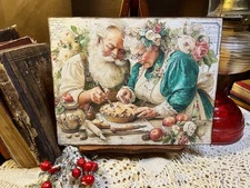 Christmas Mr and Mrs Claus' Kitchen, Handcrafted Plaque / Sign #4