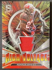 Ronald Jones II 2021 Panini Spectra Football High Voltage Jersey /75 #HV-RJ