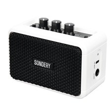 Mini Guitar Amp for Guitars 5W Speakers Rechargeable Portable Pratice Small A...