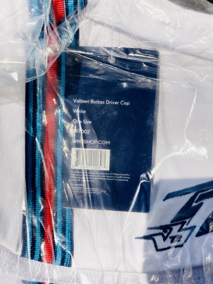 Nueva gorra Williams Martini Racing adulto Fórmula 1 ajuste flexible OSFA en embalaje!! Foto 4 de 4