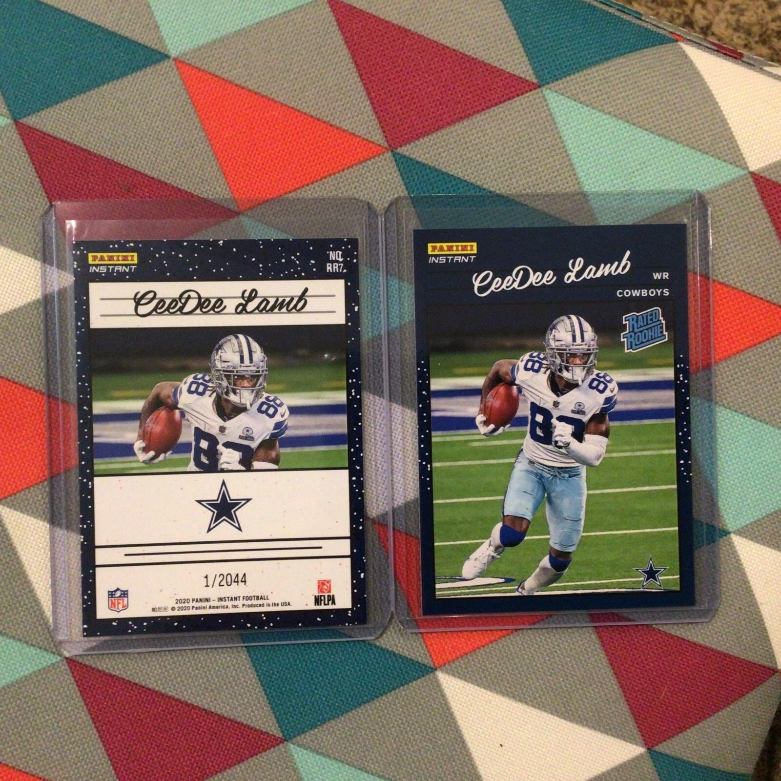 #7 CeeDee Lamb Cowboys RC 2020 Panini Instant Rated Rookie Retro Football NFL