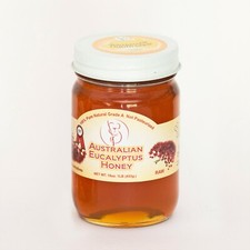 True Australian Eucalyptus Raw Honey 1LB 453g Grade A Pure 100 Natural Gift Wra