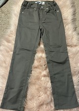 Old Navy Boys Pants Size 7 Slim Flex Gray Bottoms Youth Stretch Built In Max