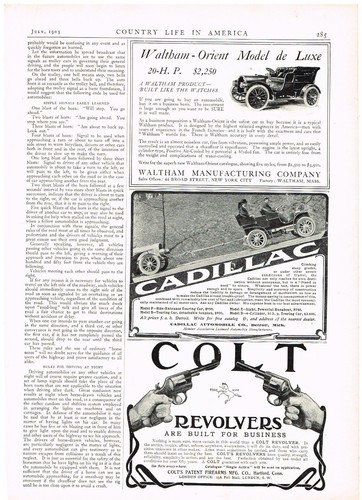 1905 Safety Signals for Automobiles Magazine Article Advertisment 2 Page Turn - Foto 3 di 4