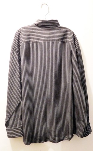 Van Heusen No Iron Cotton Blend Striped Men's Dress Shirt Size XXL (18-18 1/2) - Picture 5 of 6