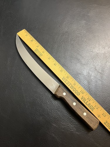 Forschner 402-8 Knife Curved Chef 8”Switzerland Butcher Kitchen Wood Victorinox - Picture 8 of 8