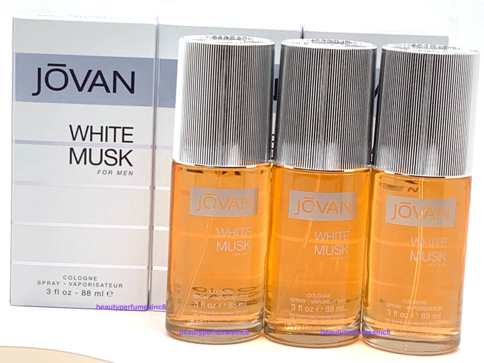 Lote de 3 piezas - Jovan White Musk de Coty 3 fl oz spray colonia para hombres nuevo en caja Foto 2 de 3