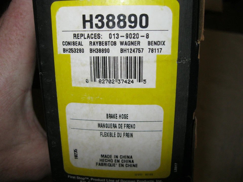 Brake Hydraulic Hose Front Right Dorman H38890 fits 91-92 Dodge Dakota Foto 4 de 4