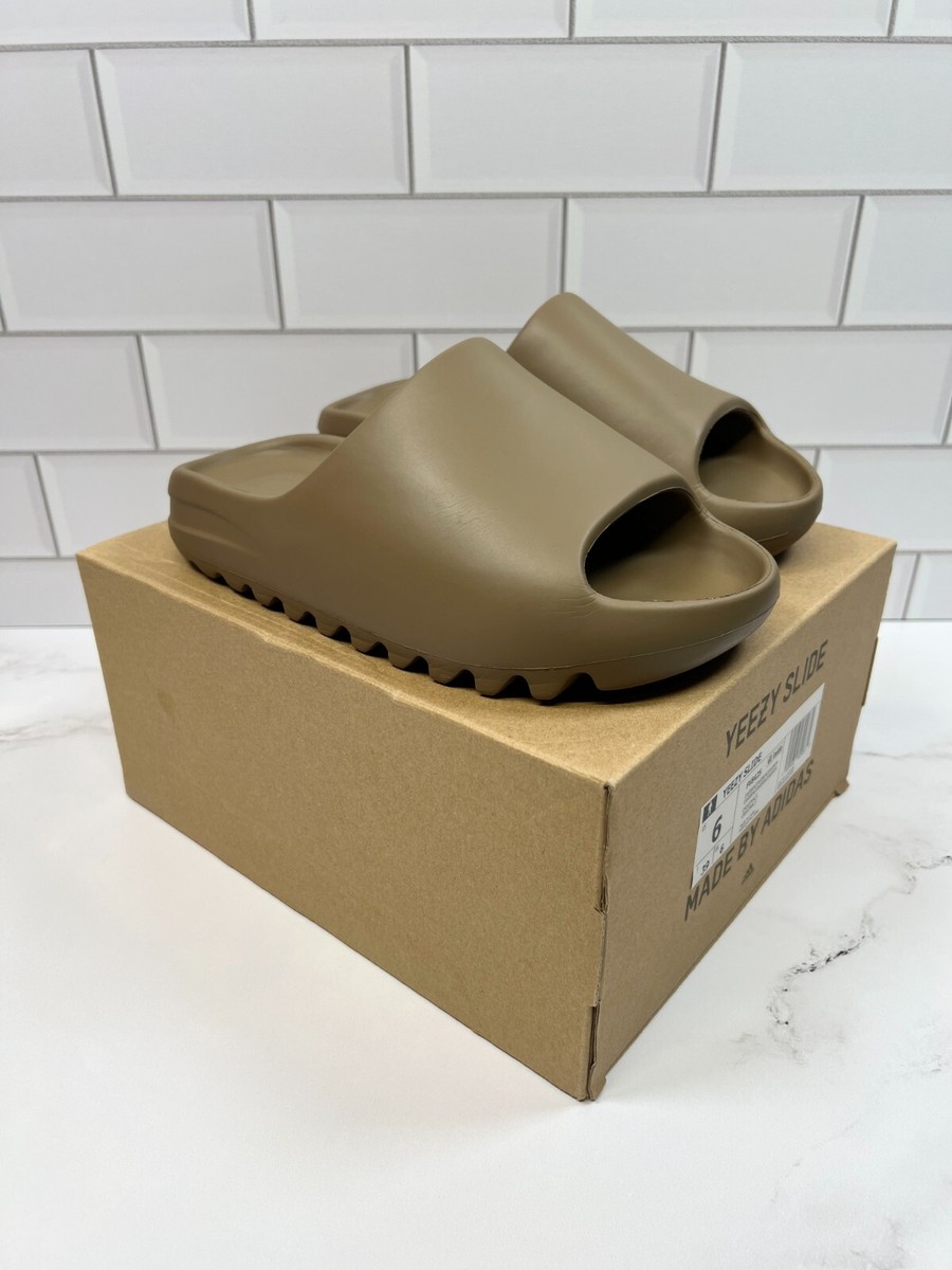 Adidas Yeezy Boost Earth Brown Slides Slide Slippers | eBay