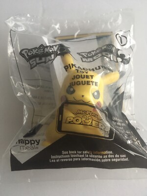 Pikachu McDonald's Happy Meal Toy Pokemon #1 And Meowth Card Sun and Moon New | eBay