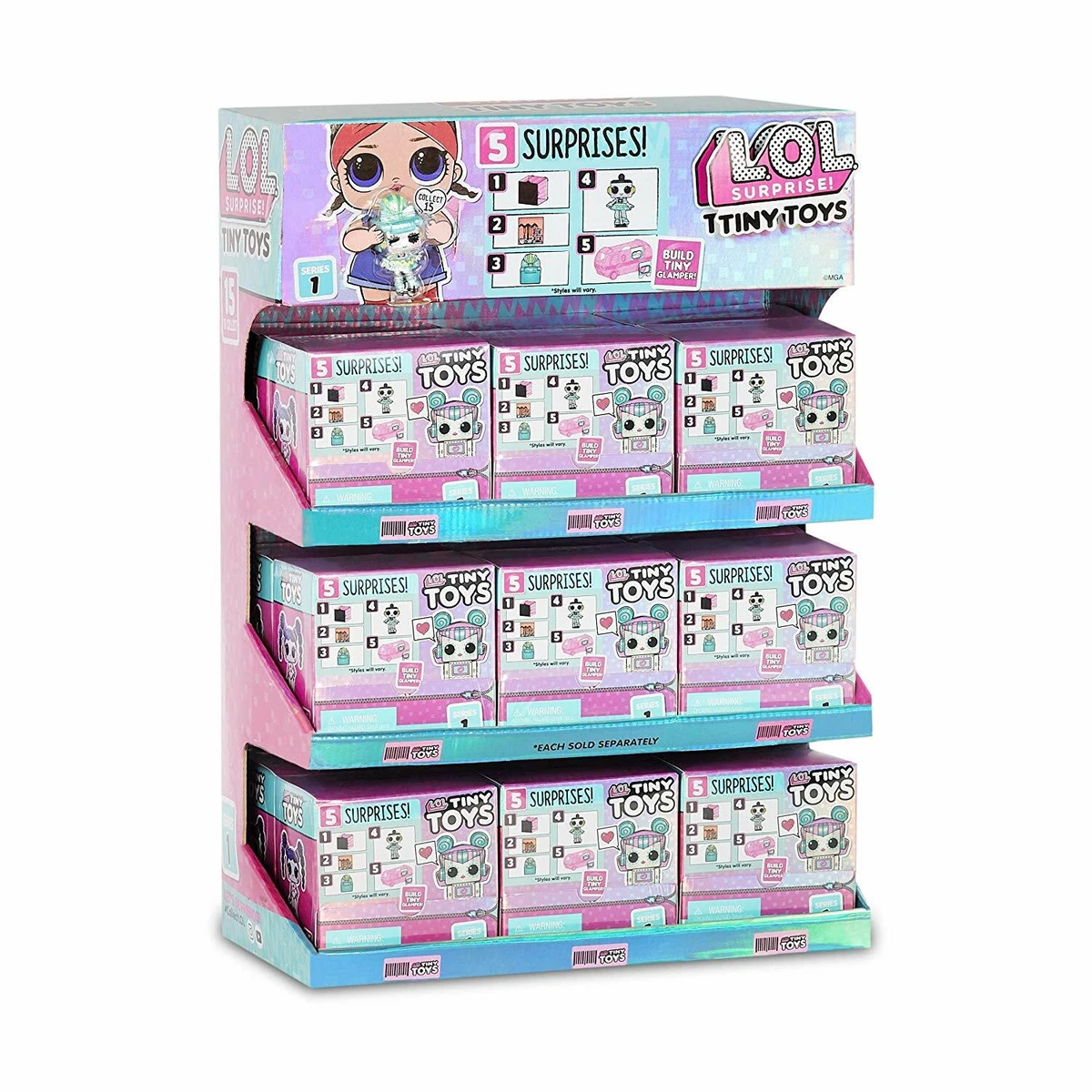 LOL Surprise Tiny Toys 18-pack