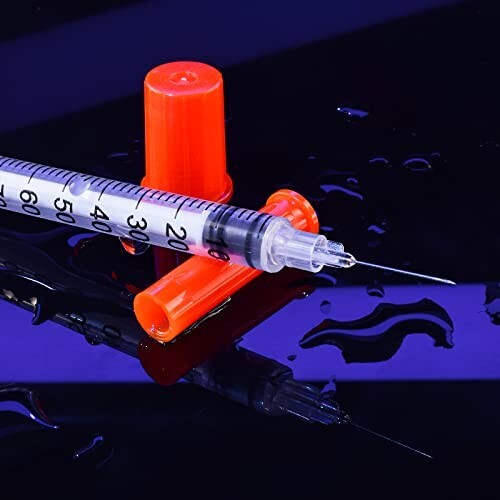 30G 1cc 1/2" Spritze - Einzelpackung - 100er Pack 1/2" - KOSTENLOSER VERSAND USA - Bild 2 von 6