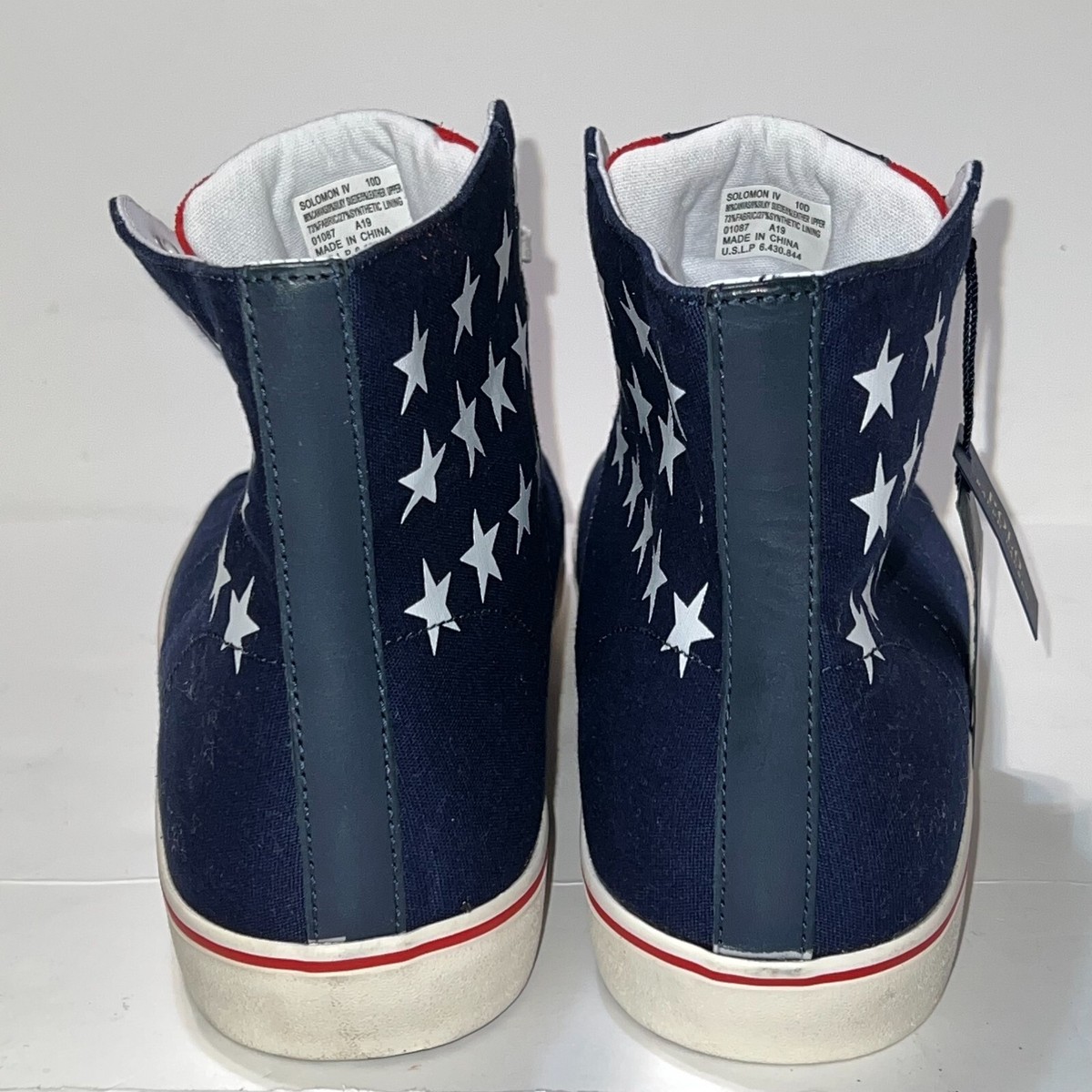 POLO Ralph Lauren Solomon IV American Flag High Top Sneakers  display picture 3