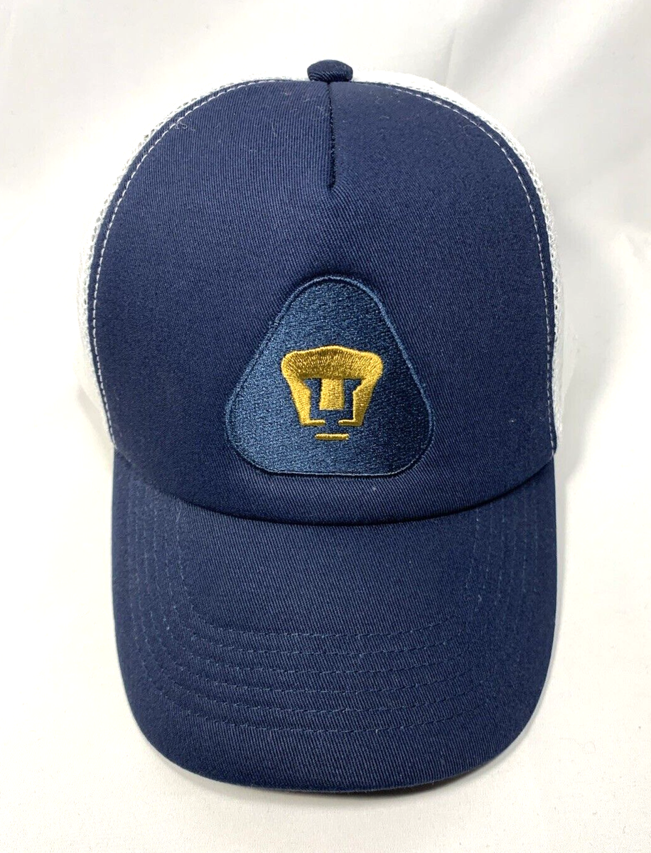 Pumas UNAM Hat Snapback Trucker Blue White Club Universidad Nacional Mexico  | eBay