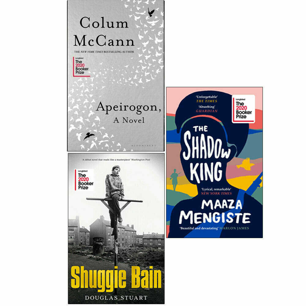 Shuggie Bain,Shadow King,Apeirogon  3 Books Collection Set Paperback NEW