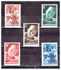 NETHERLANDS: 1947 MI: 495-499 "Children Stamps 1947" MNH Set
