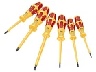 05051575001 Set: screwdriver Qty: 6 insulated Phillips, flat WERA